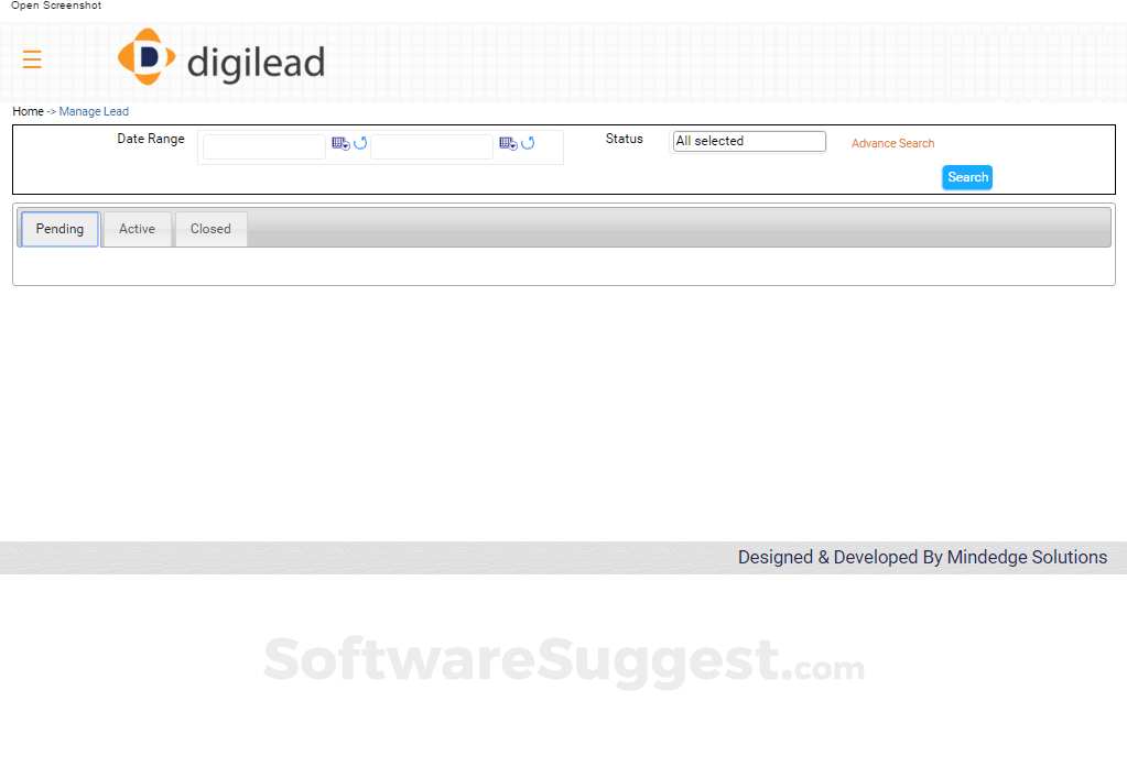 DigiLead - Lead Management System Small Screenshot 4